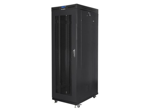 Szafa rack stojąca 19 cali 42U 800x1200 czarna Szafa rack stojąca 19 cali 42U 800x1200 czarna