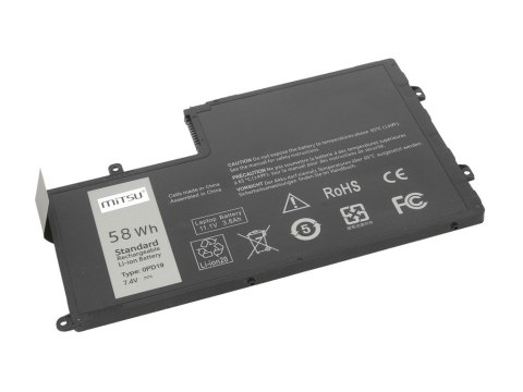 Bateria do Dell Inspiron 15 (5542), 14 (5445) 7600 mAh (58 Wh) 7.4 - 7.6 Volt Bateria do Dell Inspiron 15 (5542), 14 (5445) 7600 mAh (58 Wh) 7.4 - 7.6 Volt
