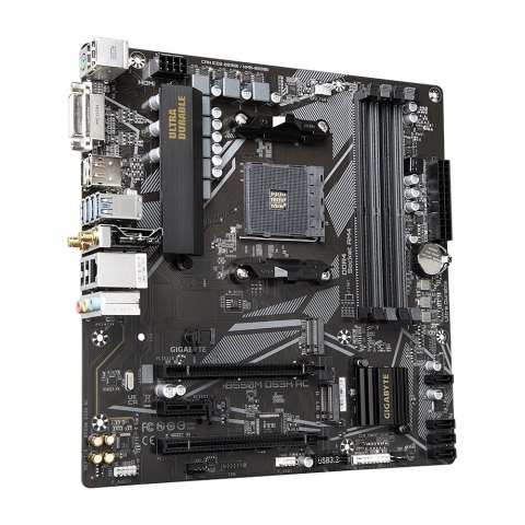 Płyta główna B550M DS3H AC AM4 4DDR4 HDMI/DVI M.2 mATX Płyta główna B550M DS3H AC AM4 4DDR4 HDMI/DVI M.2 mATX
