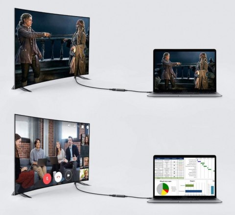 CB-A29 Aluminiowy adapter USB-C do HDMI | 4k@30Hz CB-A29 Aluminiowy adapter USB-C do HDMI | 4k@30Hz