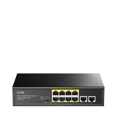 Przełącznik FS1010PG 8xFE PoE+ 120W 2xGigabit Uplink Przełącznik FS1010PG 8xFE PoE+ 120W 2xGigabit Uplink