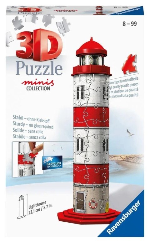 Puzzle 54 elementy 3D Mini Latarnia Morska Puzzle 54 elementy 3D Mini Latarnia Morska
