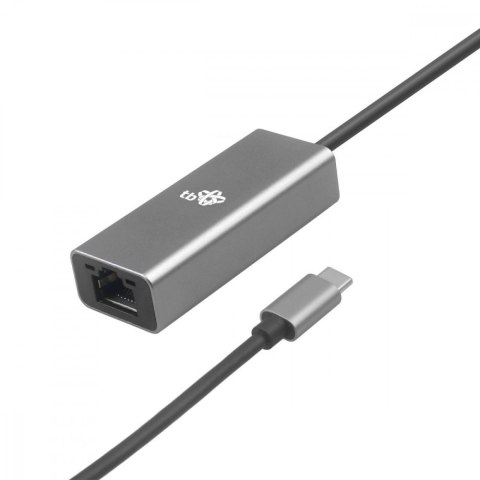 Adapter USB C - RJ45 szary, 10/100/1000 Mb/s Adapter USB C - RJ45 szary, 10/100/1000 Mb/s