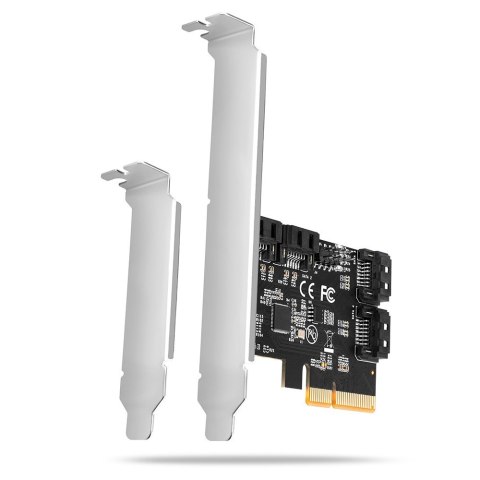 PCES-SA4X4 Kontroler PCIe 4x wewnętrzny port SATA 6G, ASM1164, SP & LP PCES-SA4X4 Kontroler PCIe 4x wewnętrzny port SATA 6G, ASM1164, SP & LP