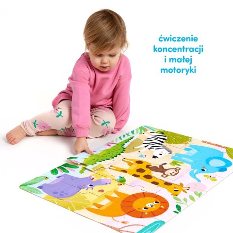 Układanka 24 elementy Dzikie puzzle Sawanna Układanka 24 elementy Dzikie puzzle Sawanna