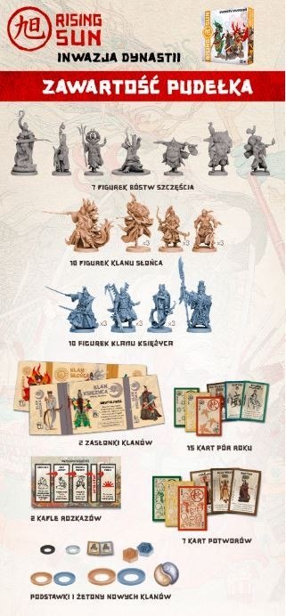 Dodatek do gry Rising Sun: Inwazja Dynastii Dodatek do gry Rising Sun: Inwazja Dynastii