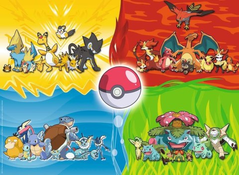 Puzzle 150 elementów Pokemon Puzzle 150 elementów Pokemon