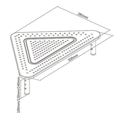 Stojak na monitor/laptop regulowany (kształt trójkąta) Stojak na monitor/laptop regulowany (kształt trójkąta)