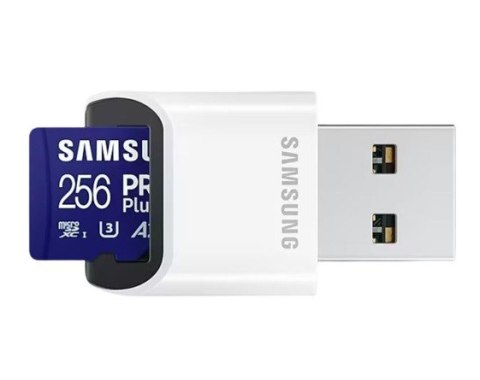 Karta pamięci microSD PRO Plus MB-MD256SB/WW 256GB + czytnik Karta pamięci microSD PRO Plus MB-MD256SB/WW 256GB + czytnik