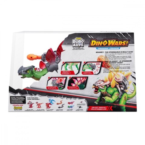 Figurka interaktywna Robo Alive Dino Wars Stegozaur Figurka interaktywna Robo Alive Dino Wars Stegozaur