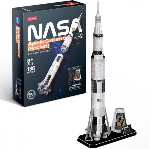 Puzzle 3D Rakieta Apollo Saturn Puzzle 3D Rakieta Apollo Saturn