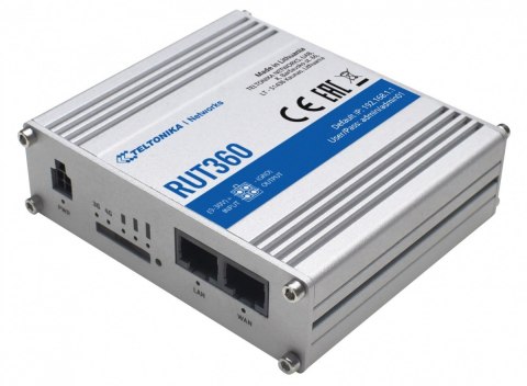 Router RUT360 LTE Cat 6, 3G, WiFi, Ethernet Router RUT360 LTE Cat 6, 3G, WiFi, Ethernet