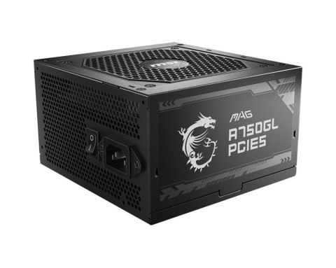 Zasilacz MAG A750GL PCIE5 750W 80PLUS GOLD F.MODULAR Zasilacz MAG A750GL PCIE5 750W 80PLUS GOLD F.MODULAR