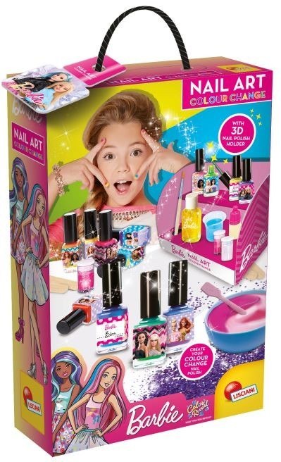 Zestaw kreatywny Barbie Stwórz zmieniający kolor lakier Zestaw kreatywny Barbie Stwórz zmieniający kolor lakier