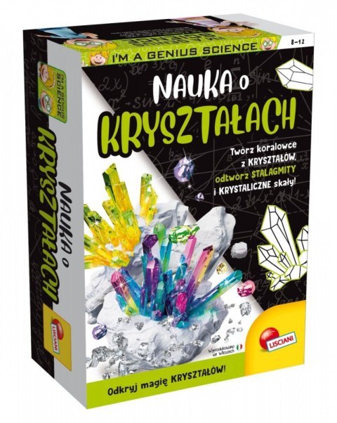 Zestaw naukowy Im a Genius Nauka o kryształach Zestaw naukowy Im a Genius Nauka o kryształach
