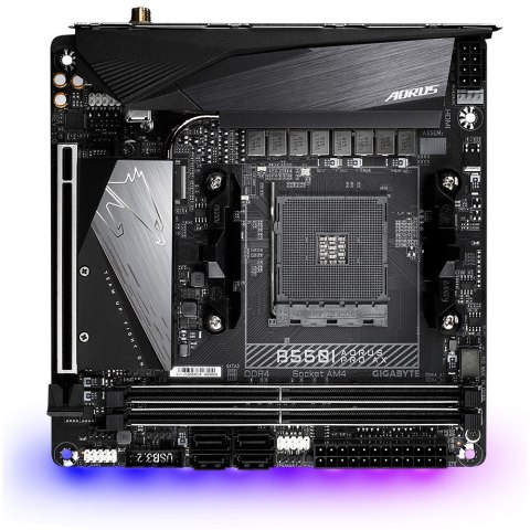 Płyta główna B550I AORUS PRO AX AM4 2DDR4 HDMI/DP mITX Płyta główna B550I AORUS PRO AX AM4 2DDR4 HDMI/DP mITX