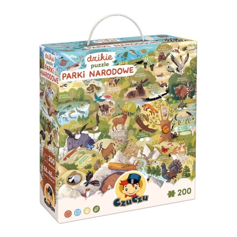 Puzzle Dzikie puzzle - Parki Narodowe 200 elementów Puzzle Dzikie puzzle - Parki Narodowe 200 elementów