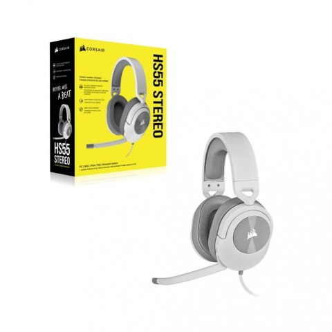 Słuchawki HS55 Stereo białe Słuchawki HS55 Stereo białe