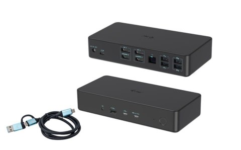 Stacja dokująca USB 3.0 / USB-C / Thunderbolt 3 Professional Dual 4K Display Docking Station Generation 2 + Power Delivery 100W Stacja dokująca USB 3.0 / USB-C / Thunderbolt 3 Professional Dual 4K Display Docking Station Generation 2 + Power Delivery 100W