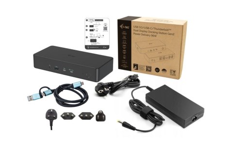 Stacja dokująca USB 3.0 / USB-C / Thunderbolt 3 Professional Dual 4K Display Docking Station Generation 2 + Power Delivery 100W Stacja dokująca USB 3.0 / USB-C / Thunderbolt 3 Professional Dual 4K Display Docking Station Generation 2 + Power Delivery 100W