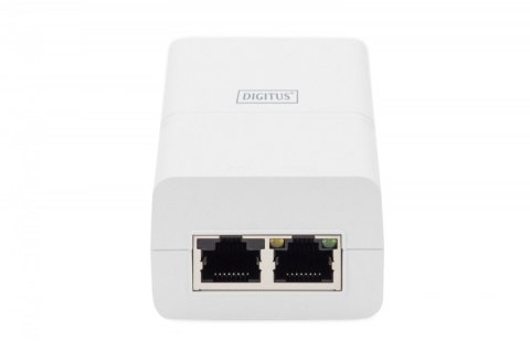 Zasilacz/Adapter PoE+ 802.3at, max. 52V 30W Gigabit 10/100/1000 Mbps, aktywny, Biały