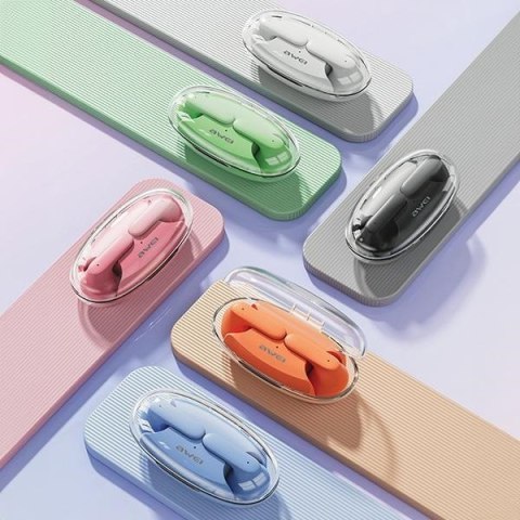 Słuchawki Bluetooth 5.3 T85 ENC TWS niebieskie Słuchawki Bluetooth 5.3 T85 ENC TWS niebieskie