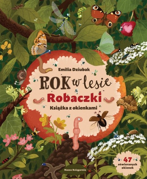 Książeczka Rok w lesie. Robaczki Książeczka Rok w lesie. Robaczki