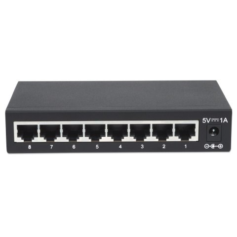 Przełącznik Gigabit 8x 10/100/1000 Mbps RJ45 Desktop Metalowy Przełącznik Gigabit 8x 10/100/1000 Mbps RJ45 Desktop Metalowy