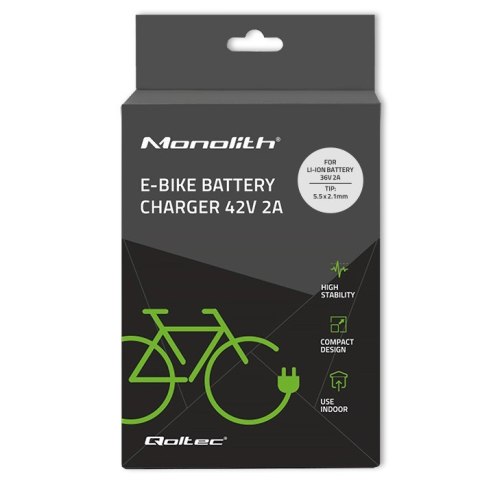 Ładowarka do baterii roweru elektrycznego 36V | 42V | 2A | 5.5*2.1 Ładowarka do baterii roweru elektrycznego 36V | 42V | 2A | 5.5*2.1