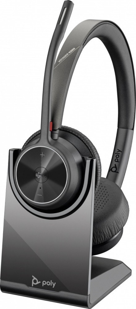 Słuchawki Voyager 4320 Certyfikat MS + adapter BT700 + stacja ładująca77Z00AA Słuchawki Voyager 4320 Certyfikat MS + adapter BT700 + stacja ładująca77Z00AA