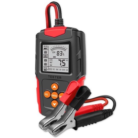 Cyfrowy tester akumulatora z wyświetlaczem LCD | 12V | 24V | 3Ah-200Ah Cyfrowy tester akumulatora z wyświetlaczem LCD | 12V | 24V | 3Ah-200Ah