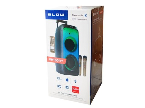 Głośnik Bluetooth kolumna Infinity v2 + mikrofon +pilot Głośnik Bluetooth kolumna Infinity v2 + mikrofon +pilot