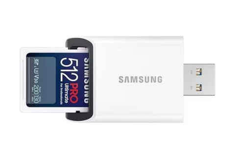 Karta pamięci SD MB-SY512SB/WW 512GB Pro Ultimate + czytnik Karta pamięci SD MB-SY512SB/WW 512GB Pro Ultimate + czytnik
