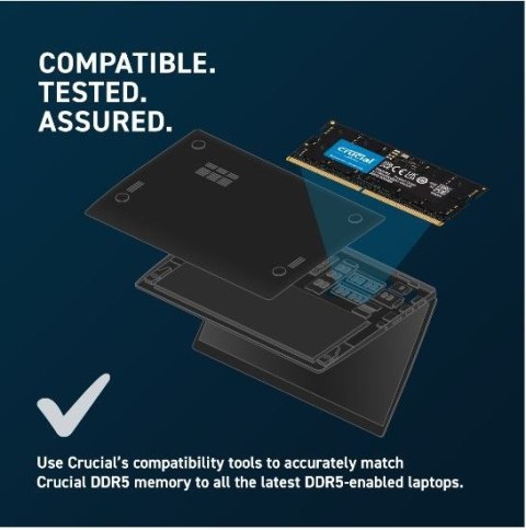 Pamięć do notebooka DDR5 SODIMM 96GB(2*48) /5600 CL46 (16Gbit) Pamięć do notebooka DDR5 SODIMM 96GB(2*48) /5600 CL46 (16Gbit)