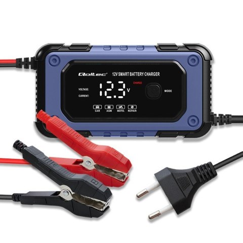 Prostownik do akumulatora z funkcją naprawy | inteligentna mikroprocesowa ładowarka | 12V | 6A | LED | 4 tryby Prostownik do akumulatora z funkcją naprawy | inteligentna mikroprocesowa ładowarka | 12V | 6A | LED | 4 tryby