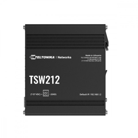 Przełącznik zarządzalny przemysłowy TSW212 2xSFP 8xGbE L2/L3 Przełącznik zarządzalny przemysłowy TSW212 2xSFP 8xGbE L2/L3