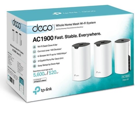 System WiFi Deco S7(3-pak) AC1900 System WiFi Deco S7(3-pak) AC1900