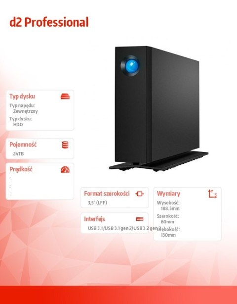 Dysk twardy d2 Professional 3,5 24TB Dysk twardy d2 Professional 3,5 24TB