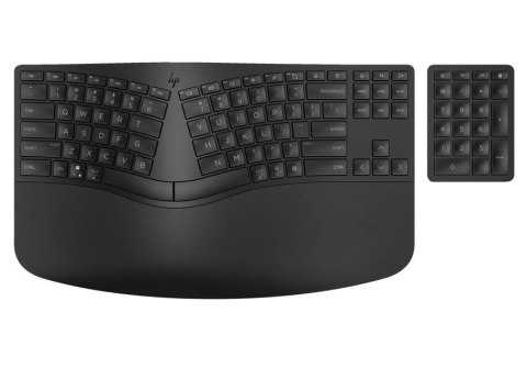 Klawiatura ergonomiczna bezprzewodowa + numeryczna 965 7E756AA czarna Klawiatura ergonomiczna bezprzewodowa + numeryczna 965 7E756AA czarna