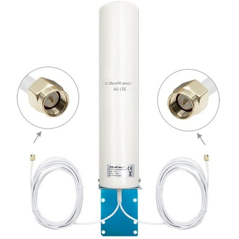 Antena 4G LTE DUAL | 12dBi | dookólna | zewnętrzna Antena 4G LTE DUAL | 12dBi | dookólna | zewnętrzna