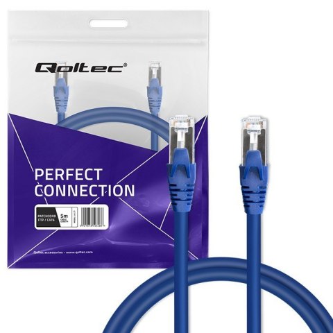 Kabel patchcord FTP | CAT6 | 2 x RJ-45 | 5m Kabel patchcord FTP | CAT6 | 2 x RJ-45 | 5m