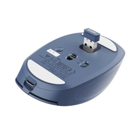Bezprzewodowa mysz OZAA Compact Niebieska Bezprzewodowa mysz OZAA Compact Niebieska