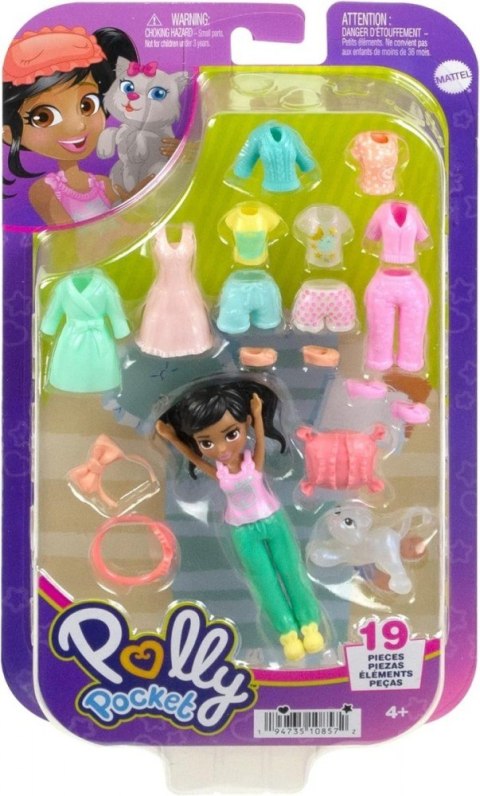 Figurka Polly Pocket Zestaw Modowy przebieranki HKV92 Figurka Polly Pocket Zestaw Modowy przebieranki HKV92