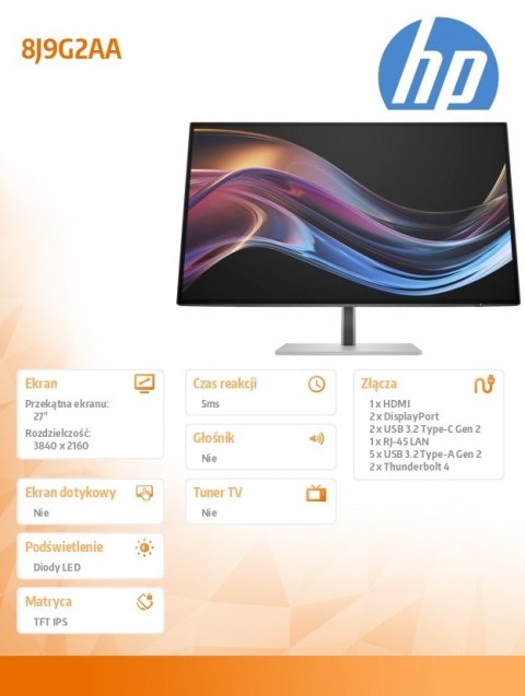 Monitor S7 Pro 727pk 4K TB4 8J9G2AA Monitor S7 Pro 727pk 4K TB4 8J9G2AA