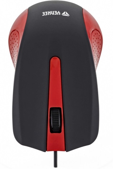 Mysz przewodowa USB 3 przyciski, gumowana powierzchnia