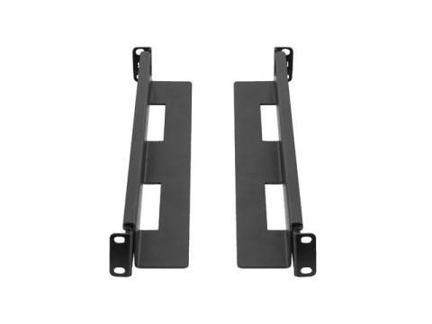 Zestaw szyn montażowych do szaf rack 19 cali przesuwne 397x680mm czarny Zestaw szyn montażowych do szaf rack 19 cali przesuwne 397x680mm czarny
