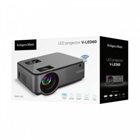 Projektor LED V-LED60 Wi-Fi Projektor LED V-LED60 Wi-Fi