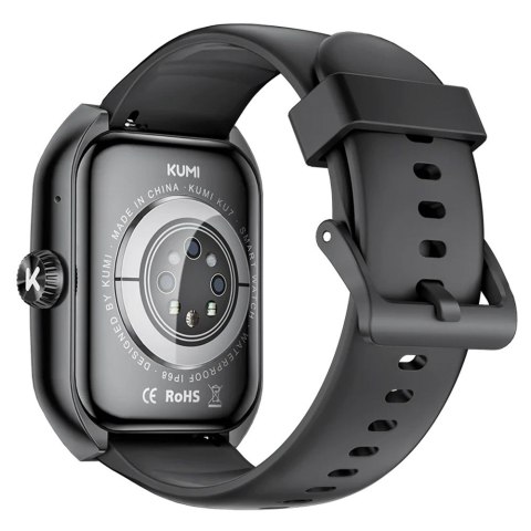 Smartwatch KU7 1.96 cala 250 mAh czarny Smartwatch KU7 1.96 cala 250 mAh czarny