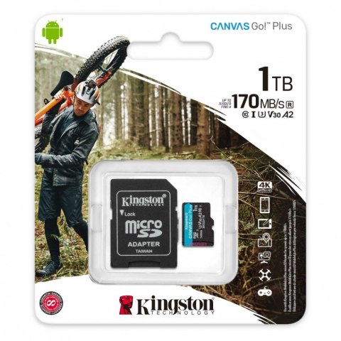 Karta pamięci microSD 1TB Canvas Go! Plus 170/90MB/s Adapter Karta pamięci microSD 1TB Canvas Go! Plus 170/90MB/s Adapter