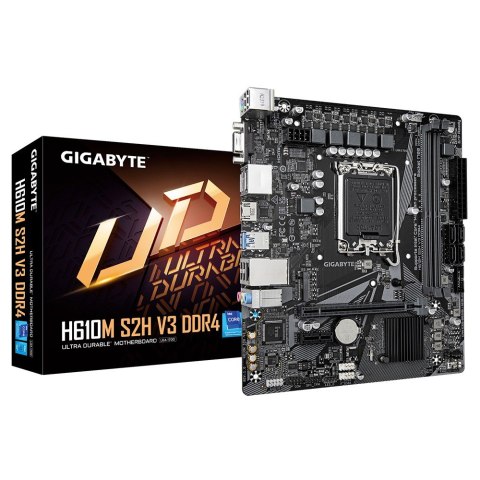Płyta główna H610M S2H V3 DDR4 s1700 2DDR4 DP/HDMI M.2 mATX Płyta główna H610M S2H V3 DDR4 s1700 2DDR4 DP/HDMI M.2 mATX